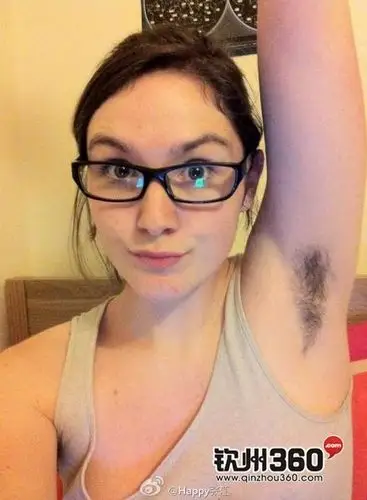 号召女生腋毛不拔,为支持这个活动,靓妹们请po出自己的腋毛照～看着有