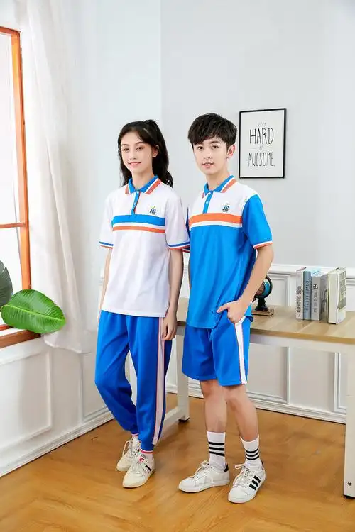 德莉娅番禺初中校服番禺区初中生校服夏装秋冬装新款男女运动服短袖