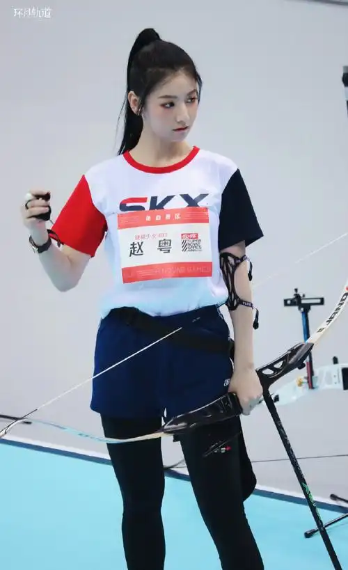 赵粤十环#93#赵粤长发#女子射箭@硬糖少女303-赵粤