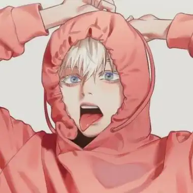 手绘动漫卡通红发男生头像图片