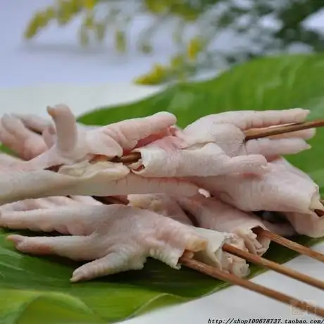 【翅客烧烤】 烧烤半成品 鸡脚1串 户外烧烤食材 下酒佳品