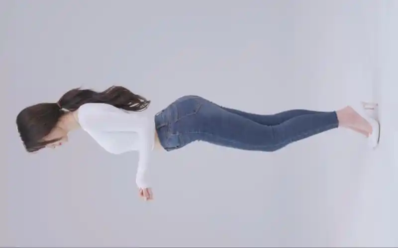 韩国性感美女牛仔裤热舞