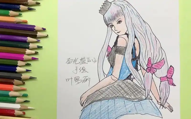 叶罗丽仙子白光莹简笔画