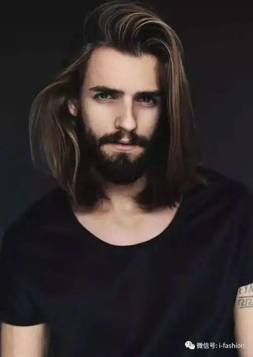 时尚简约不金城武长发发型图片 帅气男生长发就要这样扎男生发型 男长