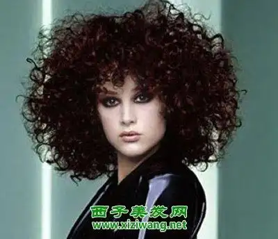 爆炸头女生卷发发型绝对个性爆炸头造型