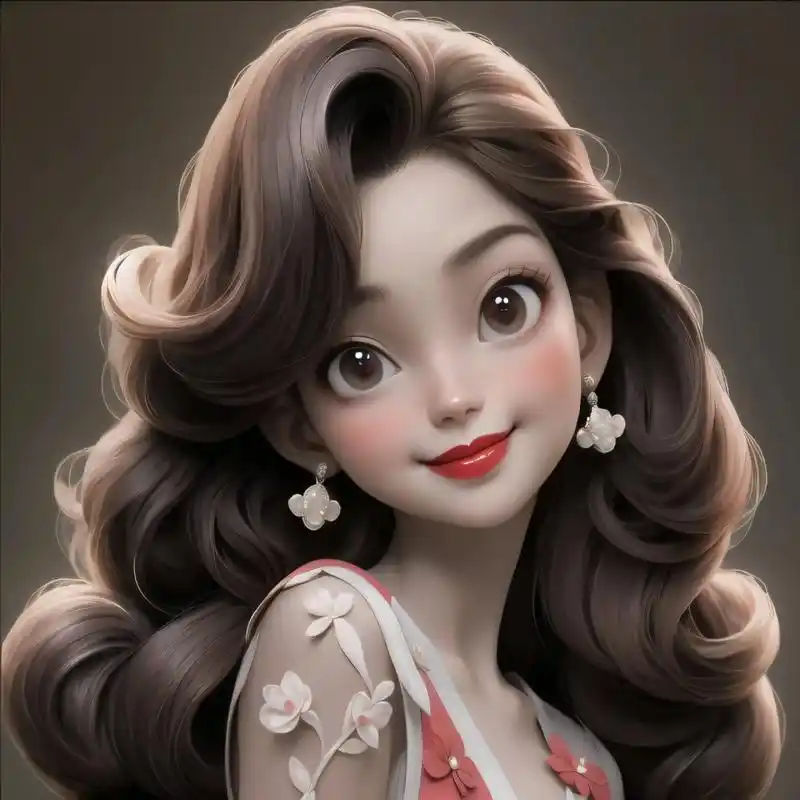 迪士尼公主风头像9499长发漂亮女孩头像