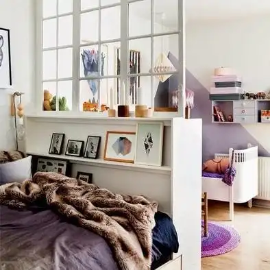 客厅与卧室隔断家装效果图