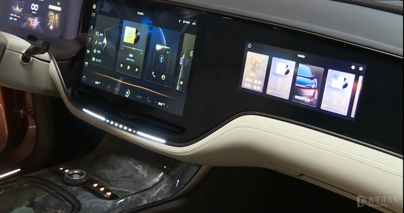 惊艳大屏设计 恒驰1内饰首次曝光-新浪汽车