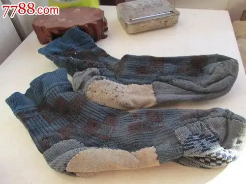 怀旧老补丁男尼龙袜-au13445358-袜子-加价-7788收藏__中国收藏热线