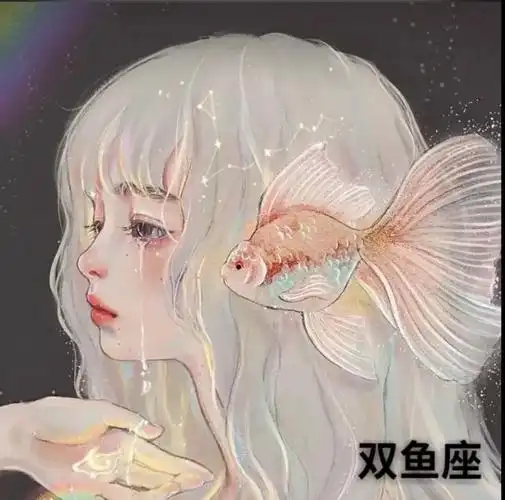 十二星座头像/12星座女生漫画头像