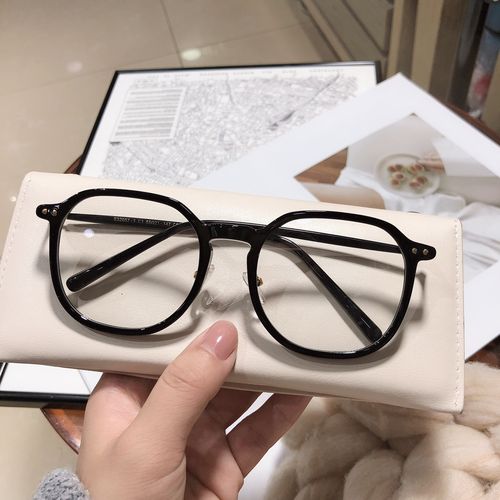 加大155内宽大圆胖宽脸男女显脸小大框眼镜框架防蓝光平光近视