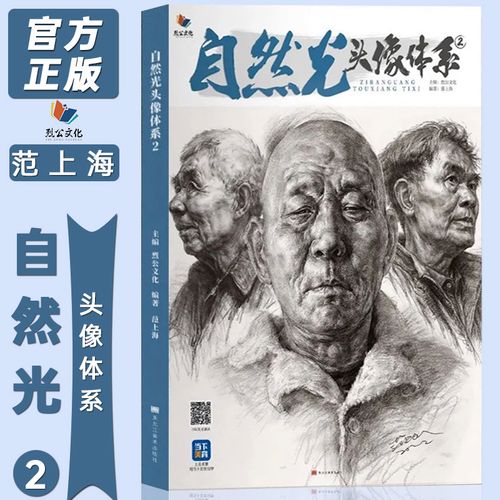 自然光头像体系2 2022烈公文化范上海人物素描头像基础局部团块起形铺
