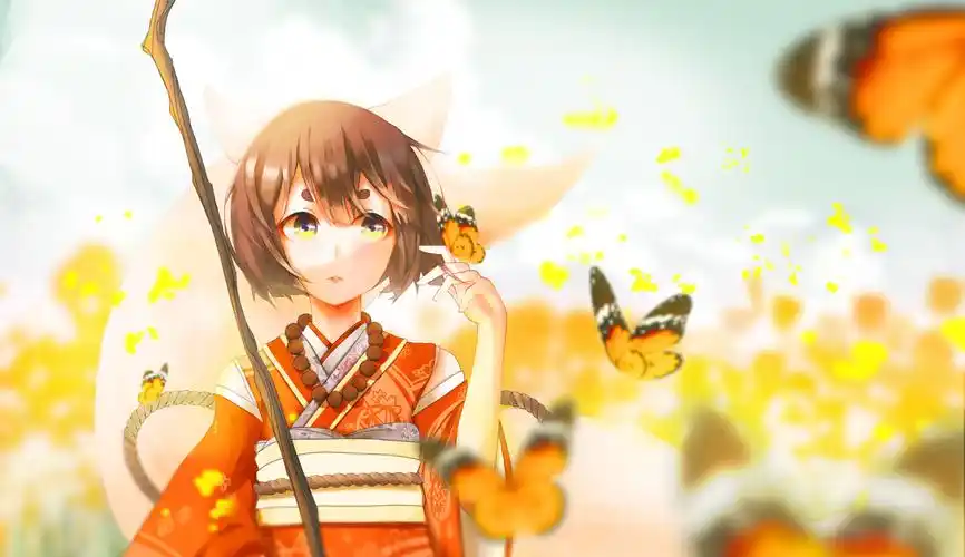 4k高清动漫壁纸:超可爱的动漫小姐姐很撩人