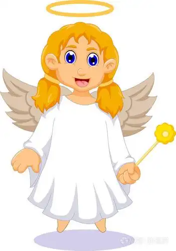 你设计的可爱天使卡通