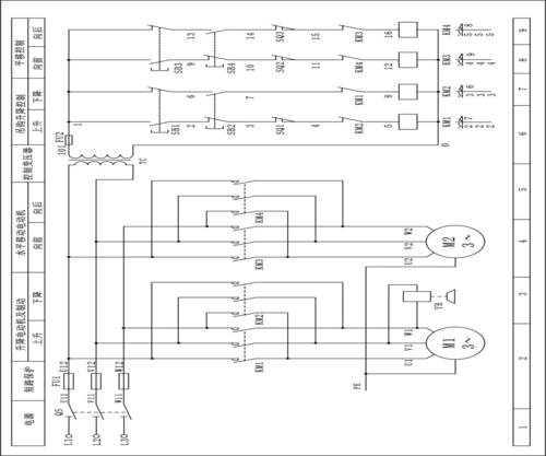 普通机床电路图