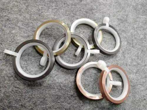 铝合金罗马杆挂圈挂窗帘布圈罗马杆窗帘轨道配件厂家批发直销
