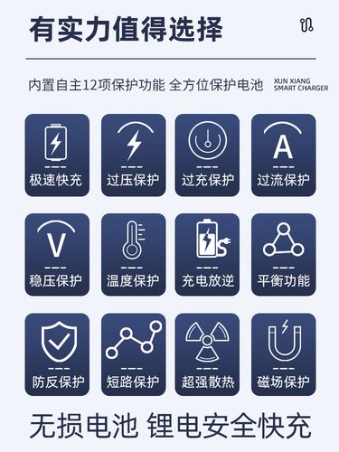 锂电池充电器12v24v20a三元锂铁292v伏洗地叉车房车智能电动车充电器