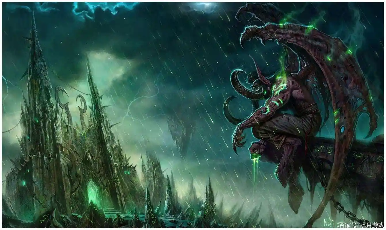 魔兽 悲情枭雄伊利丹.怒风 自古情深留不住!