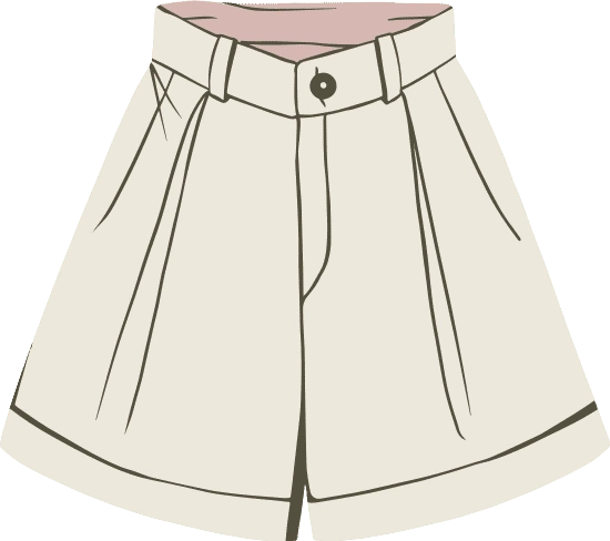 各类服装写实多彩插画元素裤子 - 素材 - canva可画