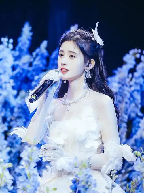 手套鞠婧祎同款高端主持人宴会生日年会晚礼服网纱礼服