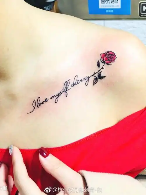 锁骨纹身_纹身图案手稿图片_颜师傅的纹身作品集