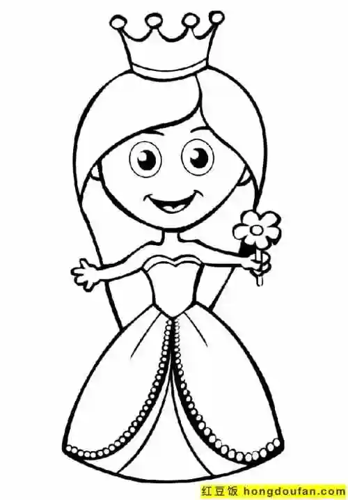 红豆饭小学生简笔画大全