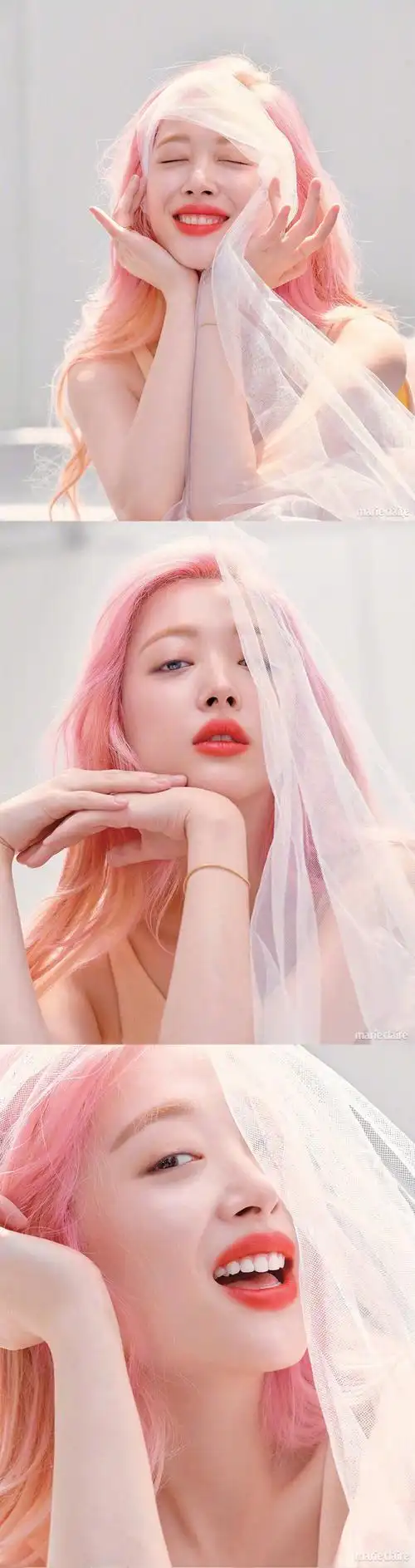 崔雪莉 | marie claire korea july 2019粉… - 堆糖,美图壁纸兴趣