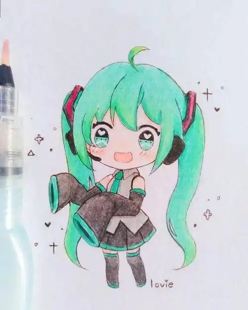 【精品手绘】超萌q版人物手绘,卡哇伊