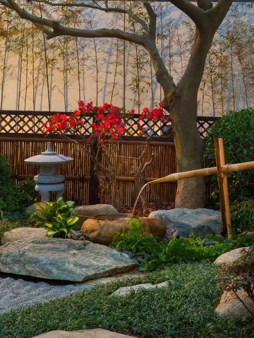 日式禅意院子一念清心