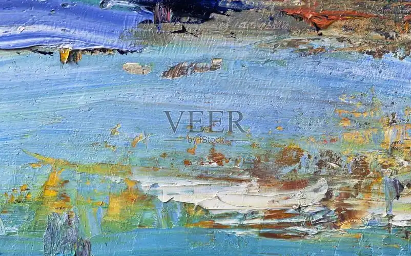 抽象的蓝色艺术背景照片摄影图片