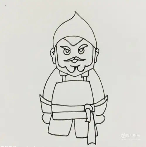 怎么画古代的士兵简笔画