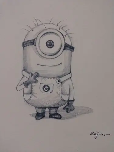 最爱的小黄人|素描|纯艺术|小牛滴文艺小屋 - 原创设计作品 - 站酷