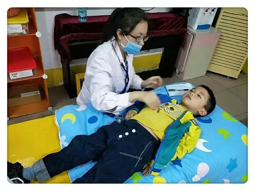 超前幼儿园体检活动开展中