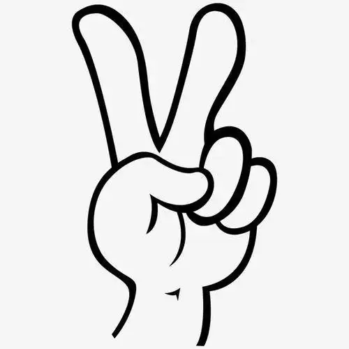 剪刀手简笔画 如何画剪刀手简笔画