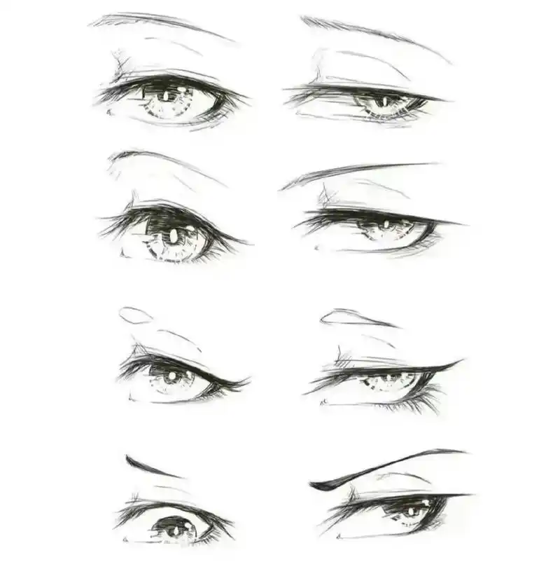 眼睛画法大全