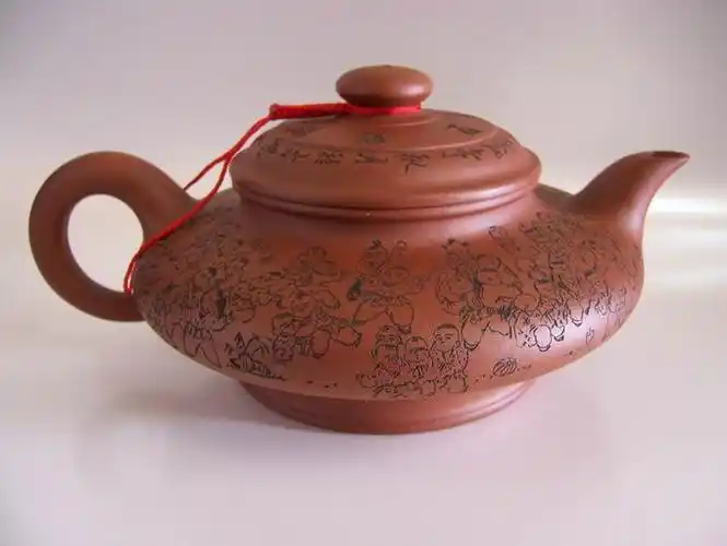 百子图紫砂壶/陈胖制