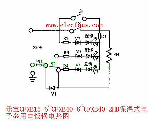 电饭锅电路图纸24