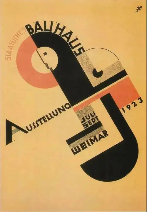 9 包豪斯海报"字母哥"赫伯特·拜耶,带着要设计一款属于他们这个时代