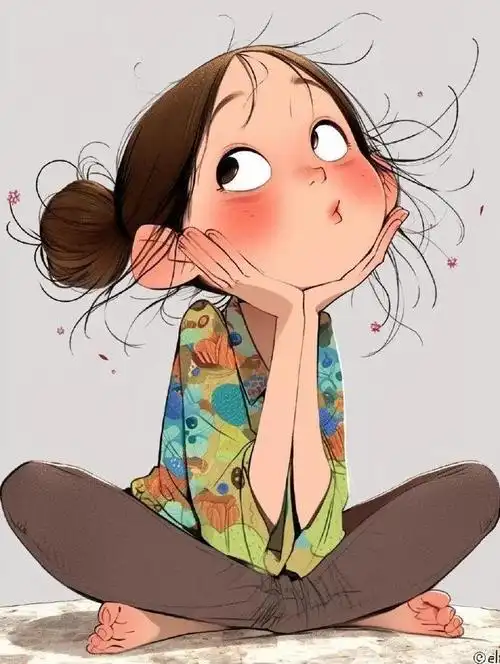 国风元素可爱少女头像.    #二次元新鲜事##女生头像