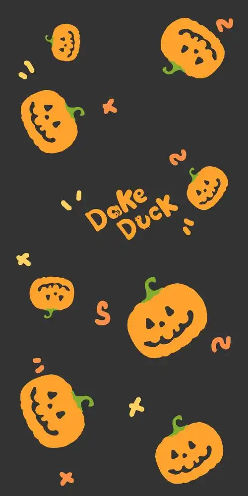 南瓜万圣节壁纸可爱卡通壁纸