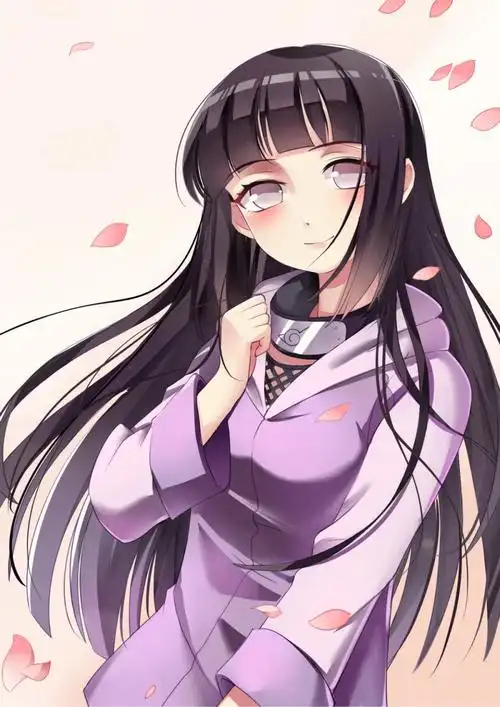 雏田_火影忍者雏田日向雏田头像绘画作品