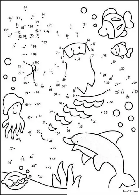 数字连线画1到10,数字连线画教案_b2b吧