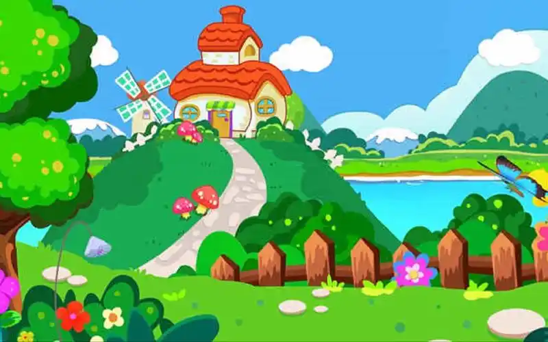 盖房子-少儿故事,情景剧,绘本主题演讲朗诵配乐背景视频5分