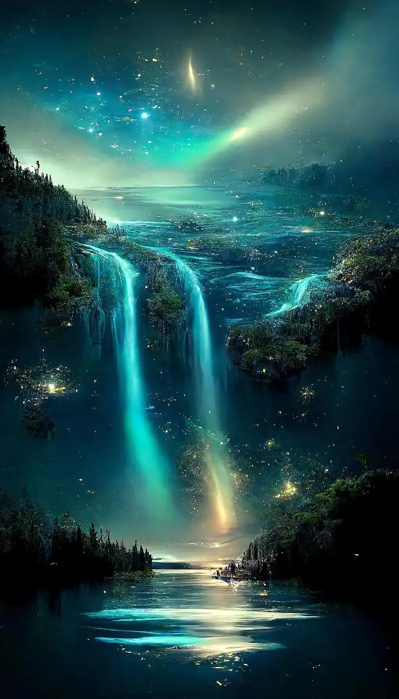 梦幻星空 #绝美壁纸 - 抖音