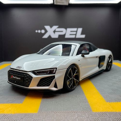kengfai其辉1:18 奥迪r8 2021款敞篷audi r8合金仿真汽车模型收藏