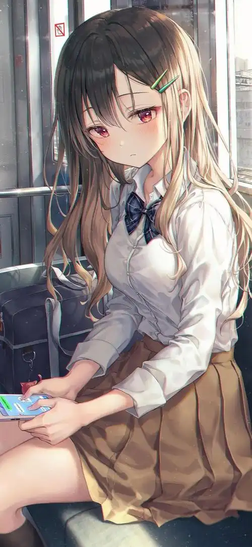 唯美动漫少女壁纸/手握日月摘星辰,手握日月摘星辰图片壁纸(超可爱的