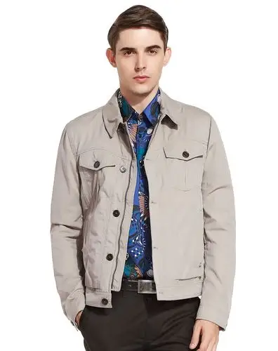 versace collection男装专场 灰色个性百搭长袖外套