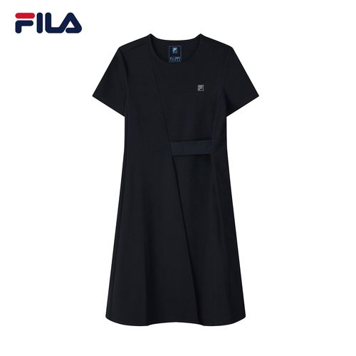 fila斐乐官方女士连衣裙2021夏季新款休闲时尚商务运动连衣裙