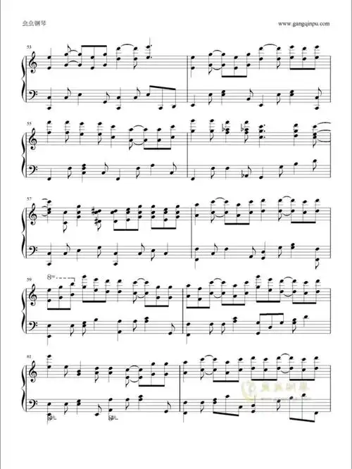 钢琴谱圣诞结陈奕迅lonelychristmas