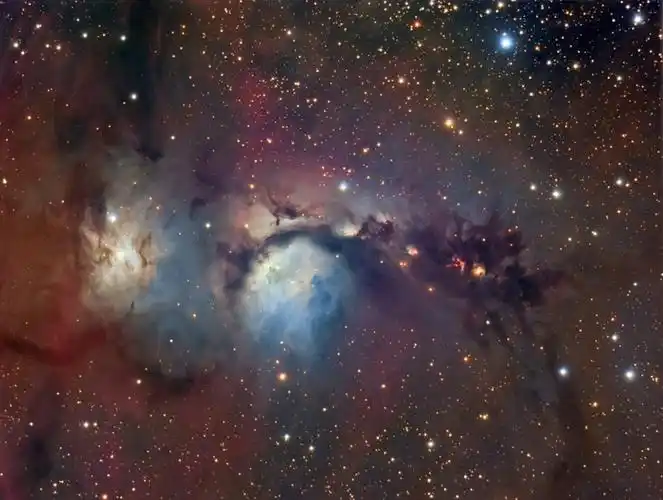 太空照片星云星系太空星团m78星云